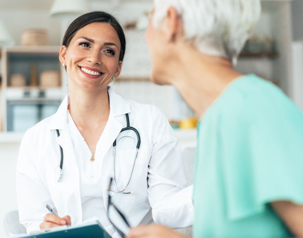 Doctor speaking with a Patient