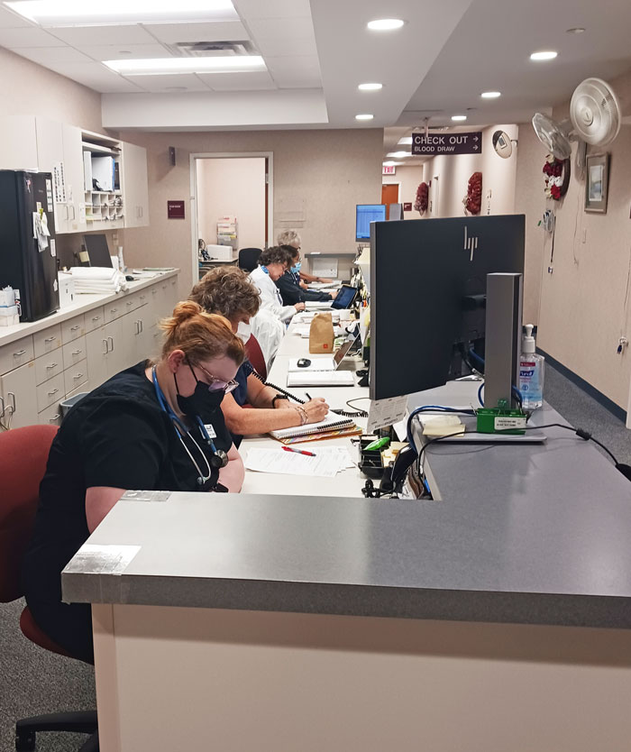 The Nurses Station at Winchester Internal Medicine